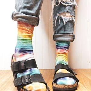 āļøRE/DESIGNED | š Rainbow Tie Dye Socks